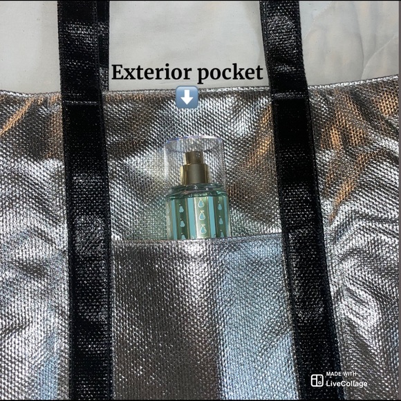 🌟HP🌟 NWT Victoria’s Secret Extra Large Zip-top Tote Bag - Picture 3 of 6